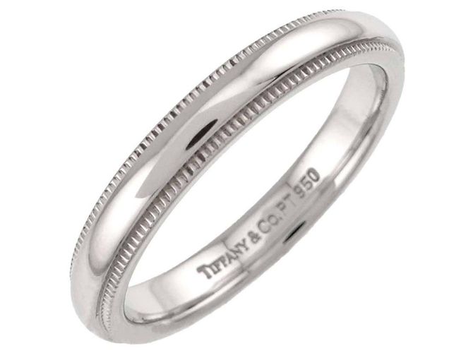 Autre Marque Anello Fascia Milgrain in Platino Tiffany & Co. - vista 5