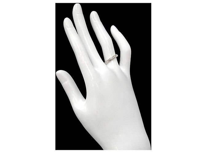 Autre Marque Anello Fascia Milgrain in Platino Tiffany & Co. - vista 7