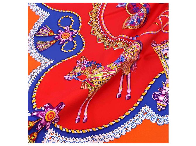 Hermès Hermes Carre 90 Large Scarf - Paperoles Design - Ansicht 5
