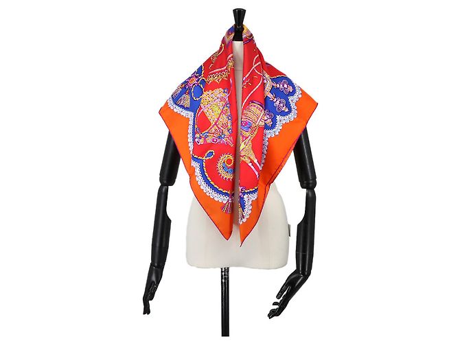 Hermès Hermes Carre 90 Large Scarf - Paperoles Design - Ansicht 8