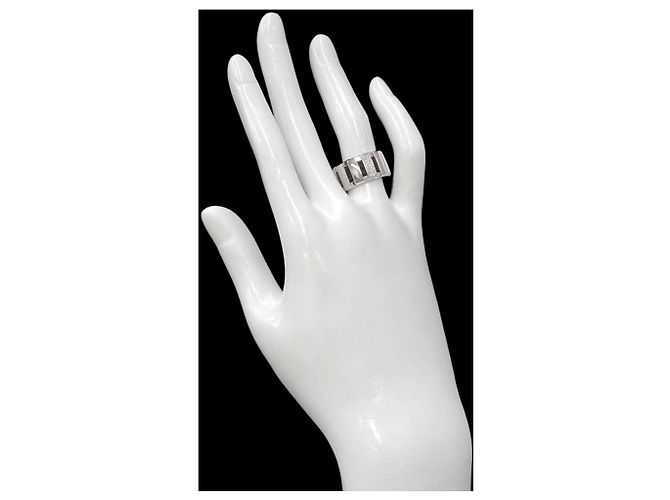 Anel Aliança Chaumet Class One em Ouro Branco - vista 10