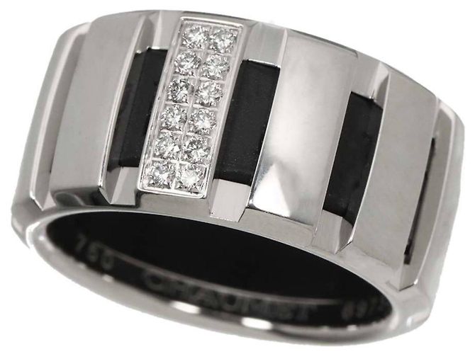 Anel Aliança Chaumet Class One em Ouro Branco - vista 3