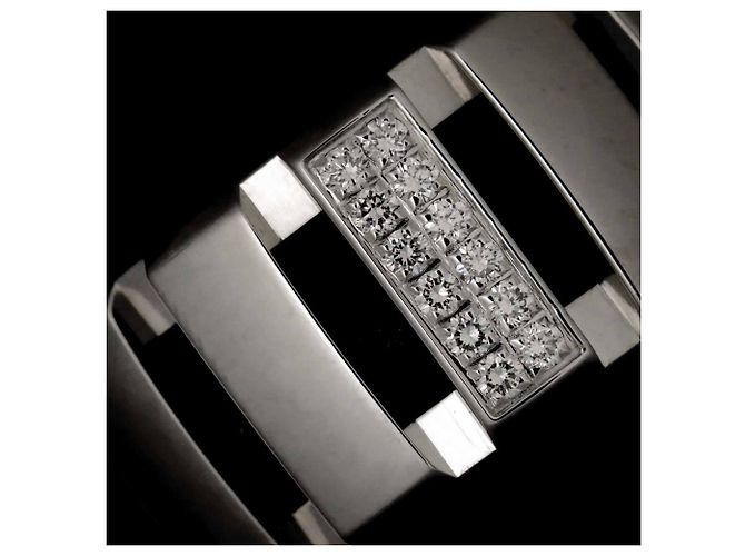 Anel Aliança Chaumet Class One em Ouro Branco - vista 8