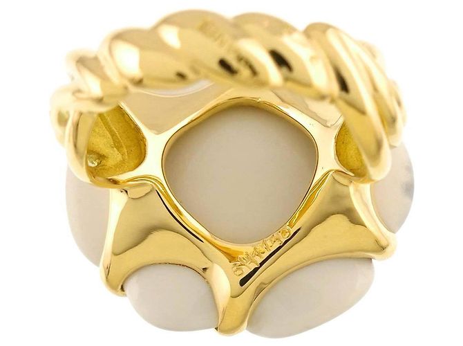 Anillo Chanel Camélia en oro amarillo - vista 3
