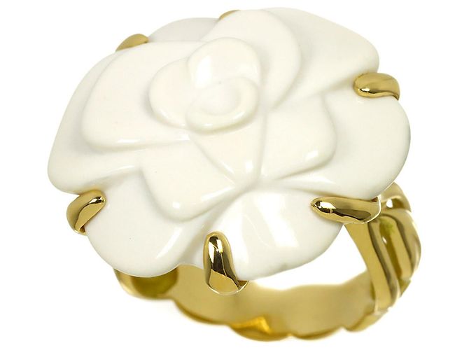 Anillo Chanel Camélia en oro amarillo - vista 5