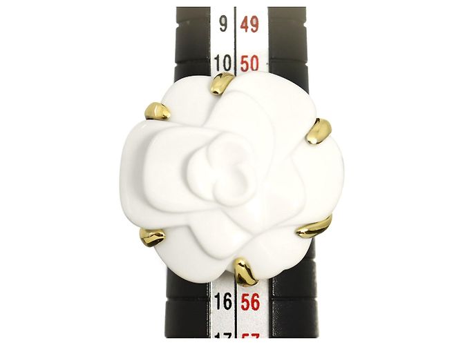 Anillo Chanel Camélia en oro amarillo - vista 6