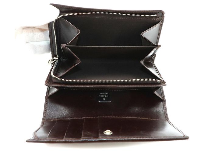 Cartera larga bi-fold Fendi Zucca - vista 10