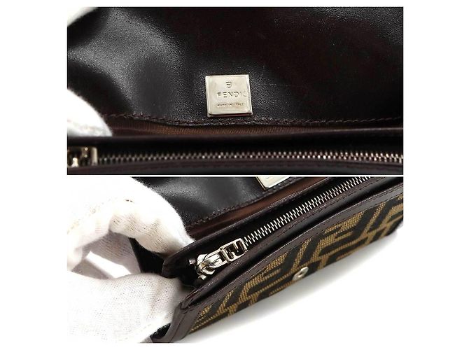 Cartera larga bi-fold Fendi Zucca - vista 11