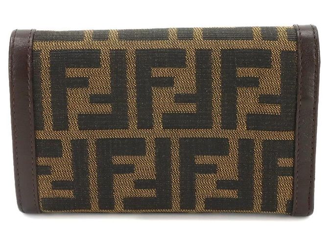 Cartera larga bi-fold Fendi Zucca - vista 4