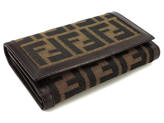 Cartera larga bi-fold Fendi Zucca - vista 5