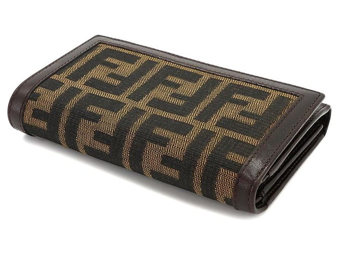 Cartera larga bi-fold Fendi Zucca - vista 6