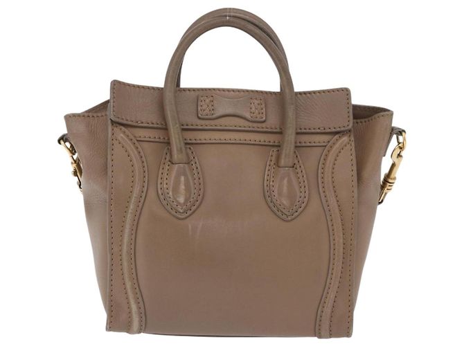 Céline Celine Shopper Luggage Leather - vue 2