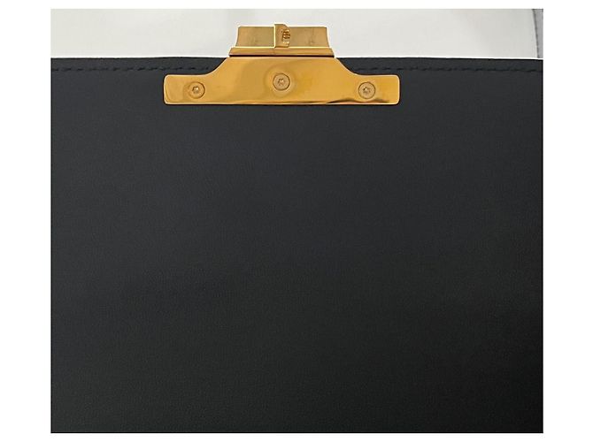 Céline Celine Teen Triomphe Tasche glänzendes schwarzes Leder - Ansicht 11