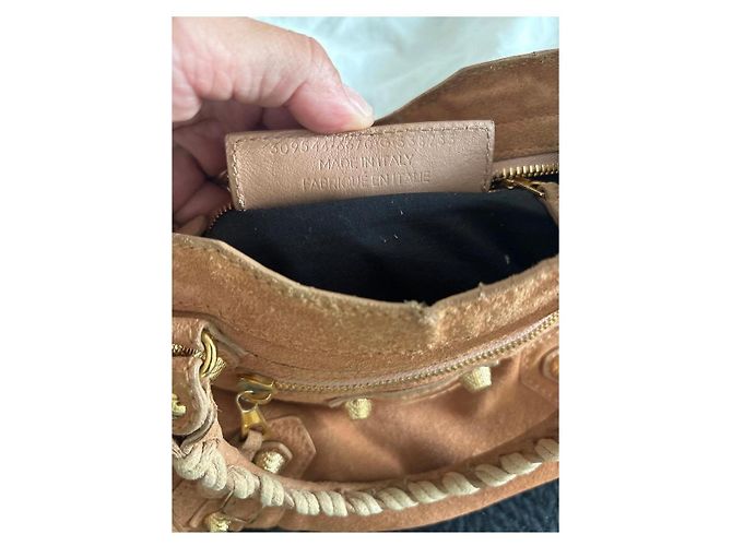 Balenciaga City Classic Borsa in camoscio - vista 3