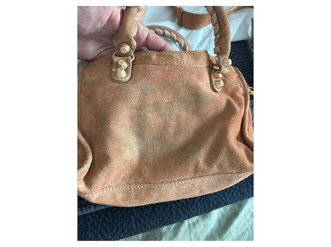 Balenciaga City Classic Borsa in camoscio - vista 5