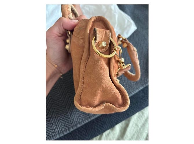 Balenciaga City Classic Borsa in camoscio - vista 6