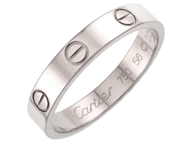 Cartier Mini Love Ring in 18K Weißgold - Ansicht 2
