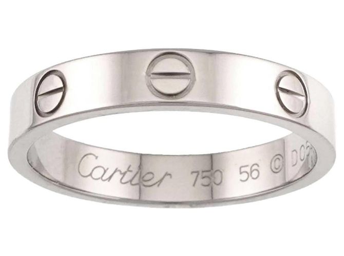 Cartier Mini Love Ring in 18K Weißgold - Ansicht 3