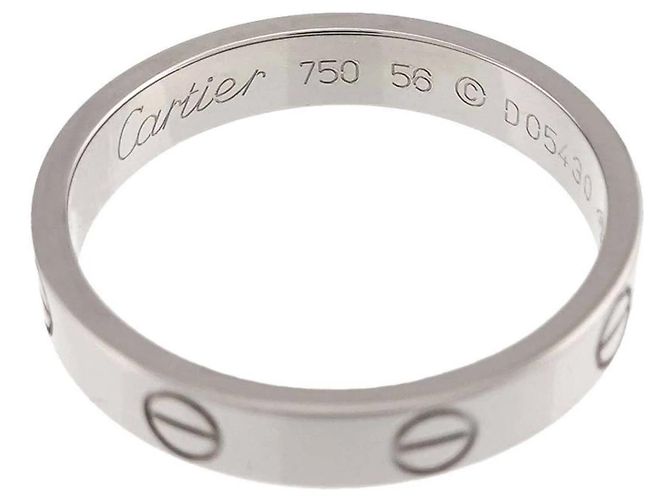 Cartier Mini Love Ring in 18K Weißgold - Ansicht 4