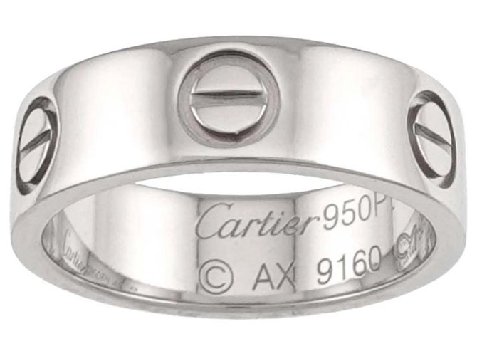 Anello Cartier Love in platino - vista 3