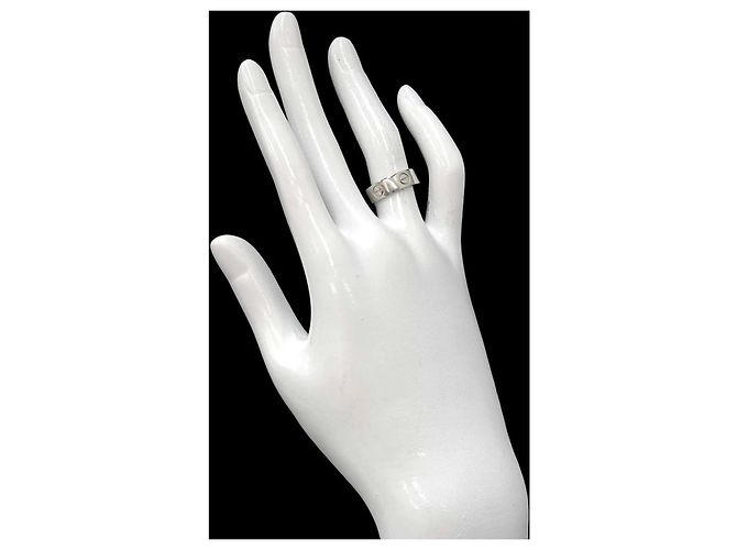 Anello Cartier Love in platino - vista 7