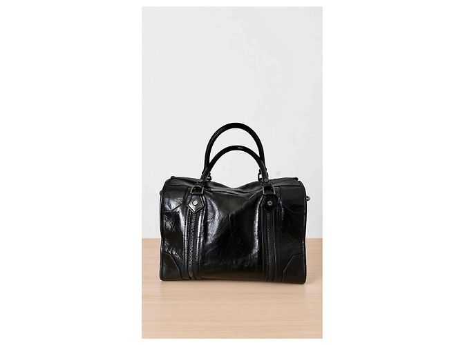 Zadig & Voltaire Bolsa Sunny em couro preto - vista 3