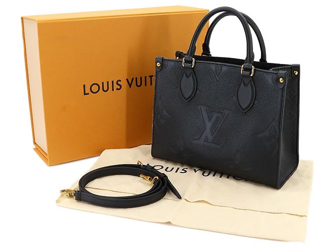 Sac Tote Louis Vuitton Monogram Empreinte Onthego PM - vue 3