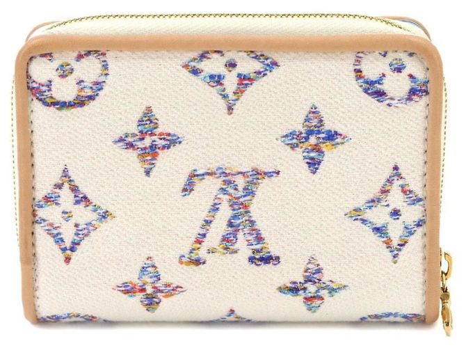 Louis Vuitton Monogram Jacquard Portefeuille Lou Bi-fold Wallet - vista 3