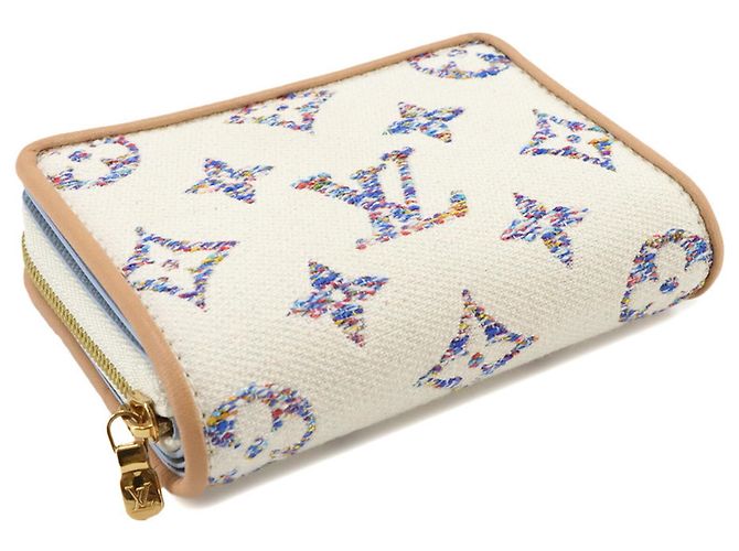Louis Vuitton Monogram Jacquard Portefeuille Lou Bi-fold Wallet - vista 4