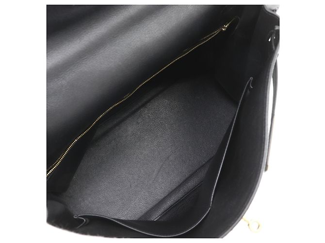 Hermès Hermes Kelly Black Box Calf with Gold Hardware 35 - vista 6