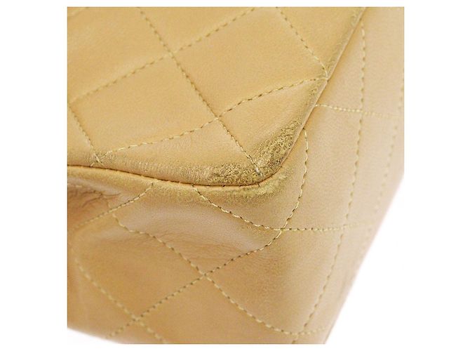 Chanel Vintage Square Classic Single Flap Quilted Lambskin Mini - vue 5