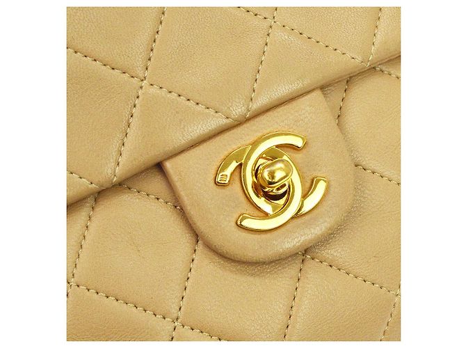 Chanel Vintage Square Classic Single Flap Quilted Lambskin Mini - vue 6
