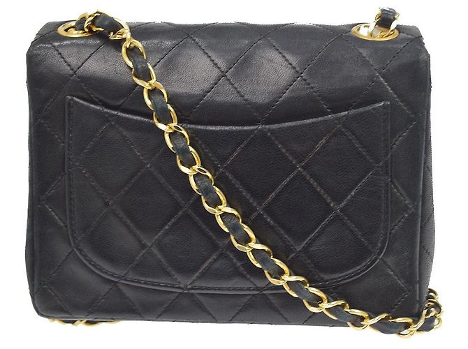 Chanel Vintage Square Classic Single Flap Quilted Lambskin Mini - Ansicht 2