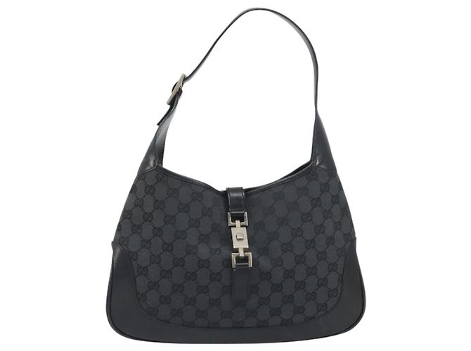 Gucci Jackie O Hobo GG Canvas with Leather Medium - vue 2