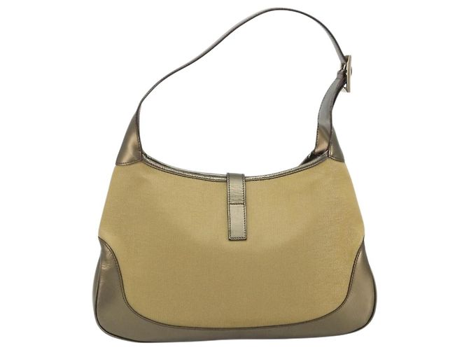 Gucci Web Jackie O Hobo Canvas Medium - vista 3