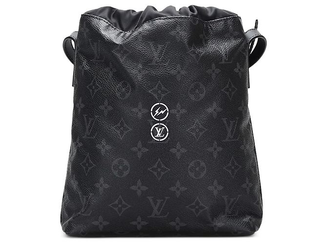 Louis Vuitton x Fragment Design Tokyo Monogram Eclipse Drawstring Bag - view 2