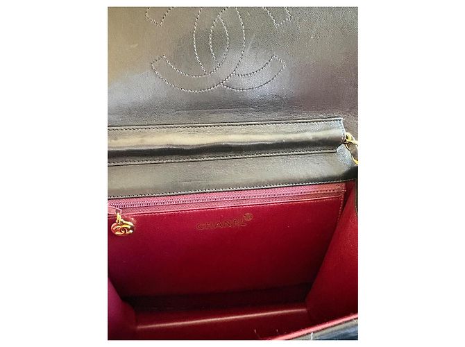 Timeless Chanel Classic Flap Bag Schwarz Lammleder - Ansicht 17