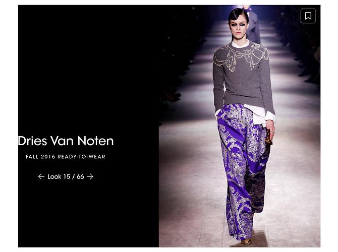 Dries Van Noten Grauer Kaschmirpullover mit Perlen - Ansicht 3