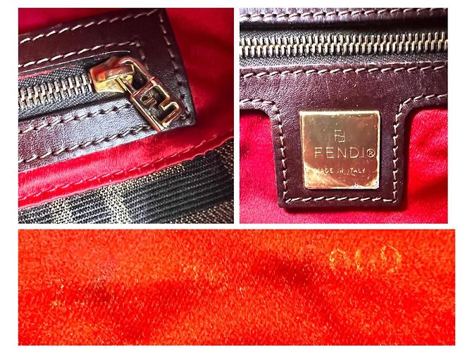 Fendi Zucca FF Mamma Baguette Tasche Floral Bestickt - Ansicht 13