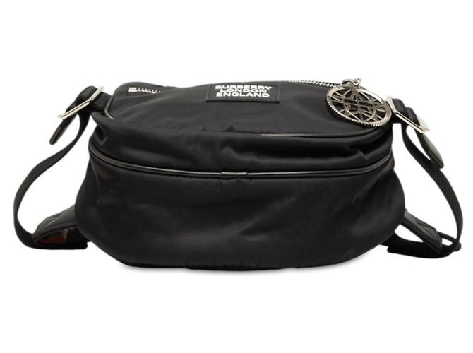 Borsa a tracolla Burberry da uomo nera - vista 3