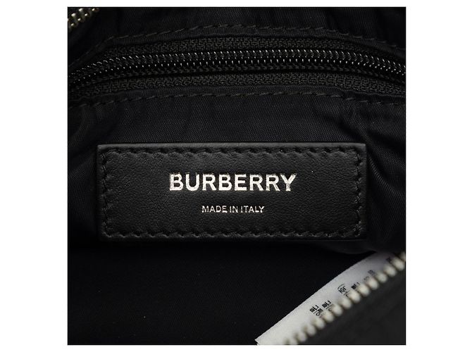 Borsa a tracolla Burberry da uomo nera - vista 5