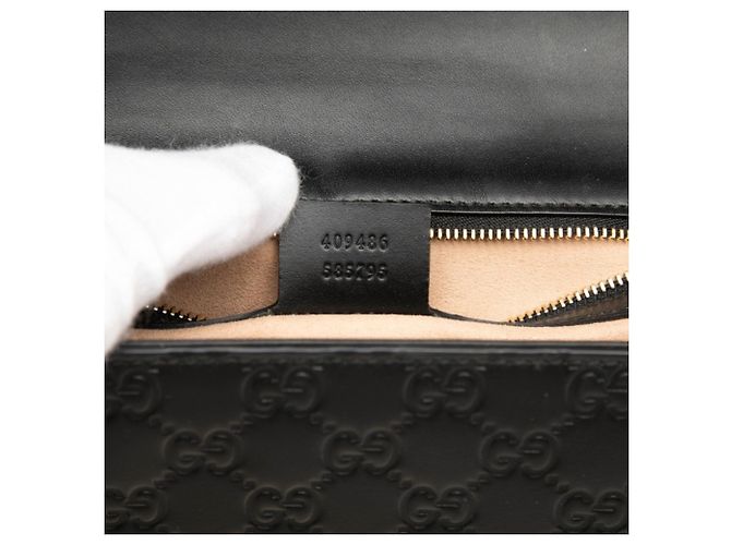 Padlock Borsa a tracolla Gucci Guccissima con catena e lucchetto - vista 6