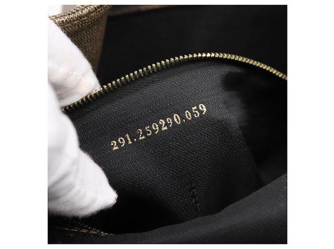 Fendi Vintage Pequin Logo Coated Canvas Small - vue 7