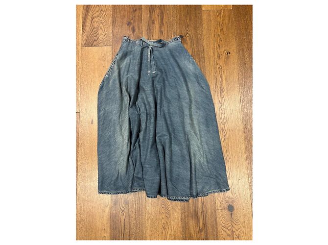 Dior Falda Maxi de Denim con dijes CD - vista 10