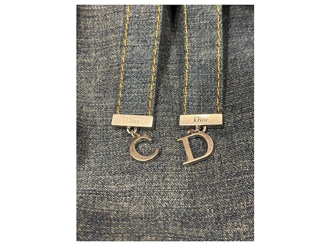 Dior Falda Maxi de Denim con dijes CD - vista 5