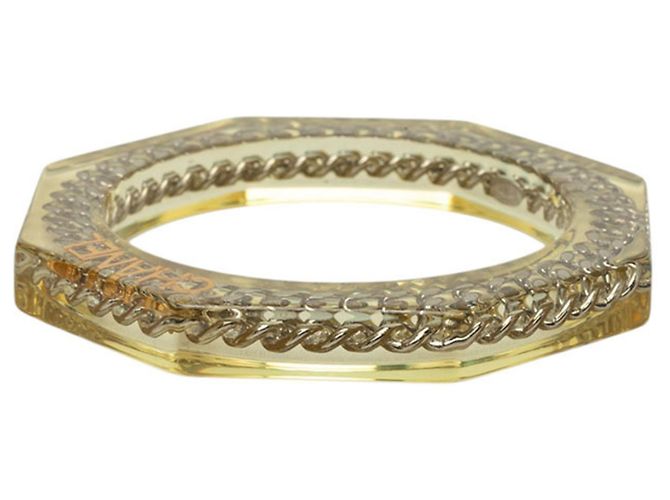 Chanel Vintage Octagonal Chain Bangle - view 2