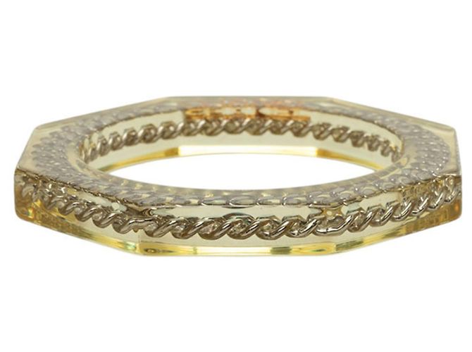 Chanel Vintage Octagonal Chain Bangle - view 3