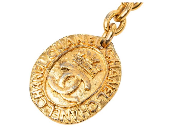 Chanel Vintage Coco Mark Gold Plated Chain Belt - view 2