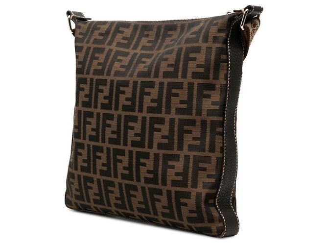 Borsa a tracolla Fendi Zucca Selleria - vista 2
