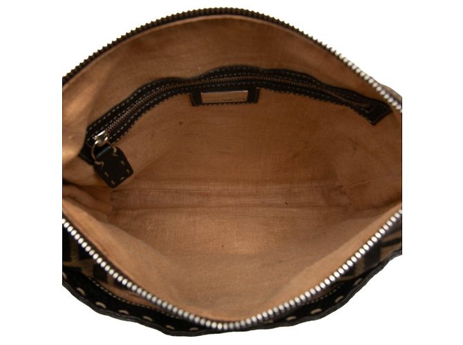 Borsa a tracolla Fendi Zucca Selleria - vista 4